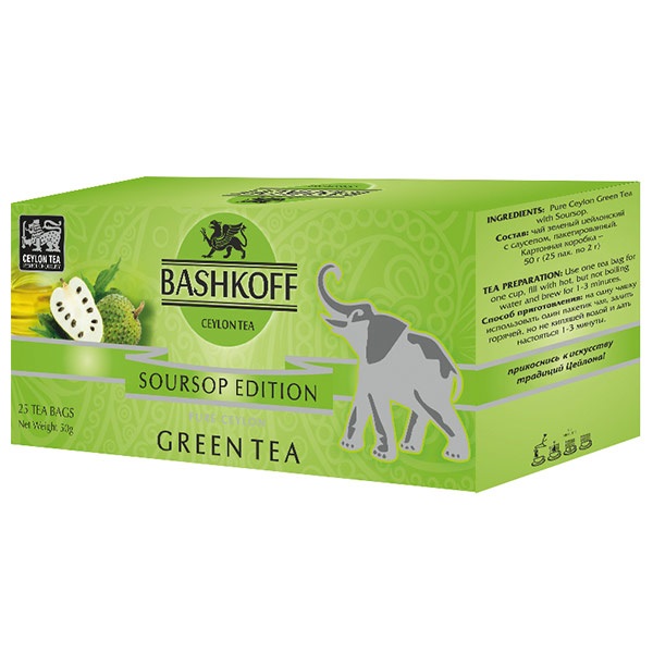 Чай БАШКОФФ Саусеп Эдишен зеленый 25пак