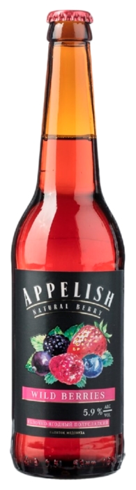 Напиток слабоалкогольный ЭППЕЛИШ Медовуха Лесные ягоды 5.9% 0.45л