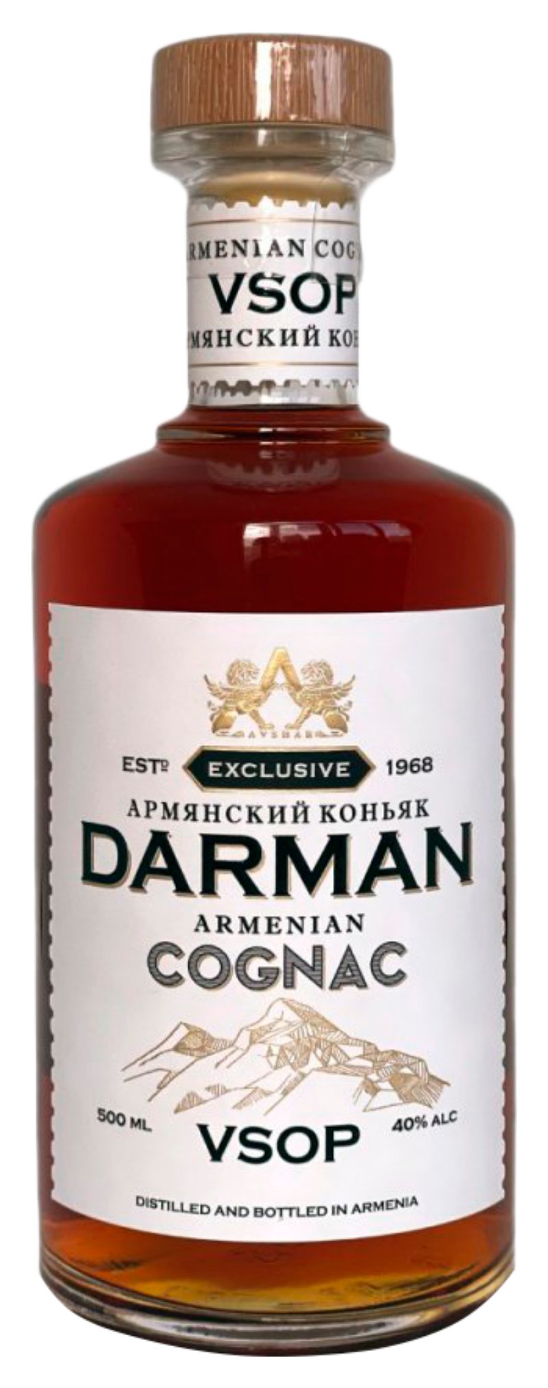 Коньяк ДАРМАН VSOP 5 лет 40% ст/б 0.5л