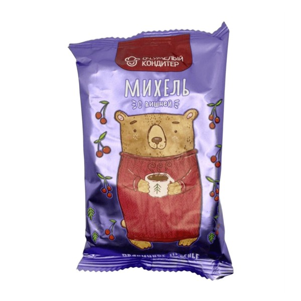 Печенье ОЧ.УМЕЛЫЙ КОНДИТЕР Михель с вишней 80г