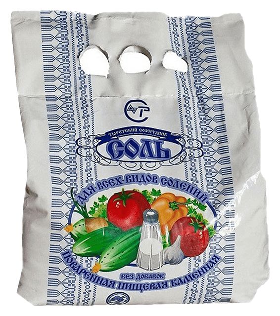 Соль ТЫРЕЦКАЯ 1с 2 помол м/у 5кг