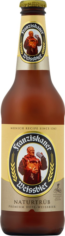 Пиво ФРАНЦИСКАНЕР светлое 5% ст/б 0.45л