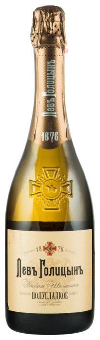 Игристое вино ЛЕВЪ ГОЛИЦЫНЪ белое п/сл 10.5-13% ст/б 0.75л