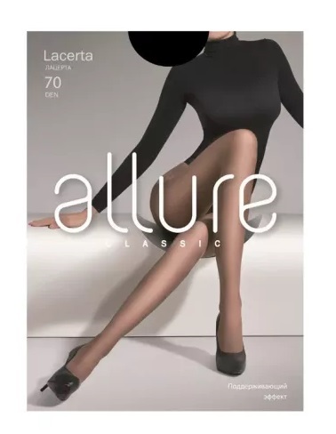 Колготки АЛЛЮР Лацерта 70ден неро 4
