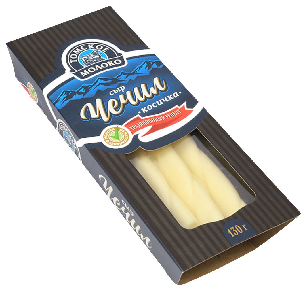 Сыр ТОМСКОЕ МОЛОКО Чечил косичка бзмж 45% 130г