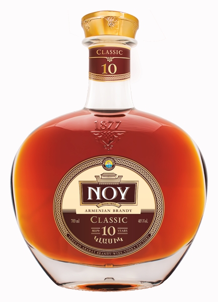 Коньяк НОЙ Классик 10 лет 40% ПК 0.5л