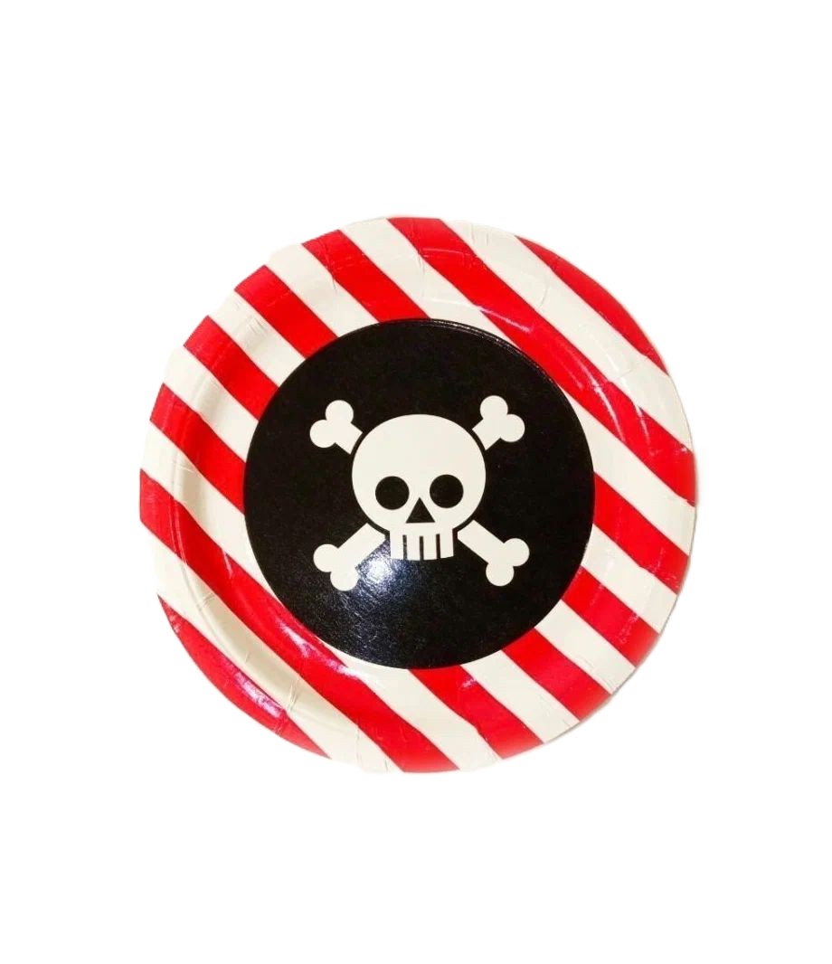 Тарелки СФЕРА Пират бумажные 18см 6шт арт.3-0777