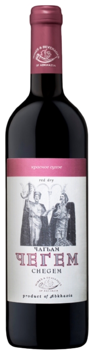 Вино АБХАЗИЯ Чегем красное сух 11% ст/б 0.75л
