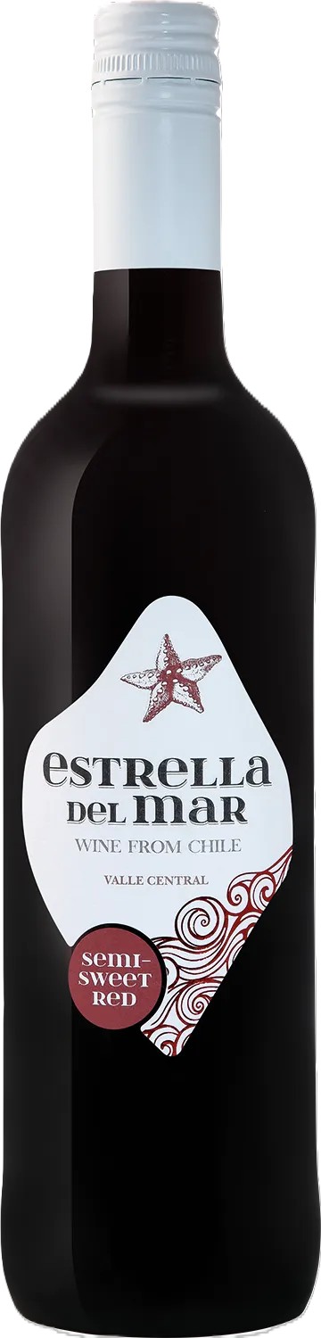 Вино ЭСТРЕЛЬЯ ДЕЛЬ МАР красное п/сл 12% ст/б 0.75л