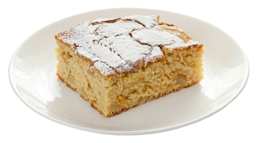 Шарлотка с яблоками