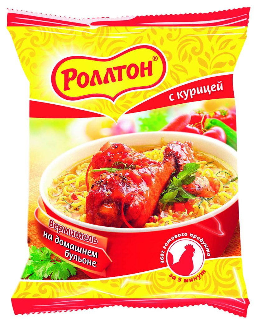 Лапша б/п РОЛЛТОН курица 60г