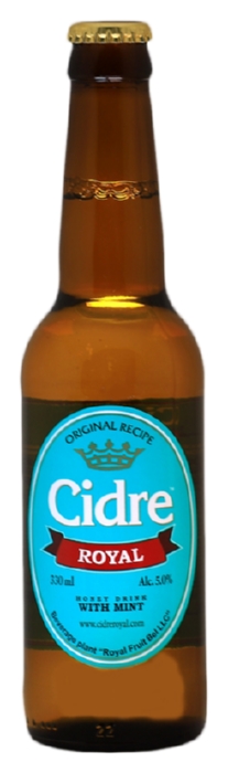 Напиток слабоалкогольный РОЯЛ ФРУТ Медовуха мятная 5% ст/б 0.33л