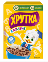 Завтрак ХРУТКА Алфавит шоколадный обогащенный кальцием 350г