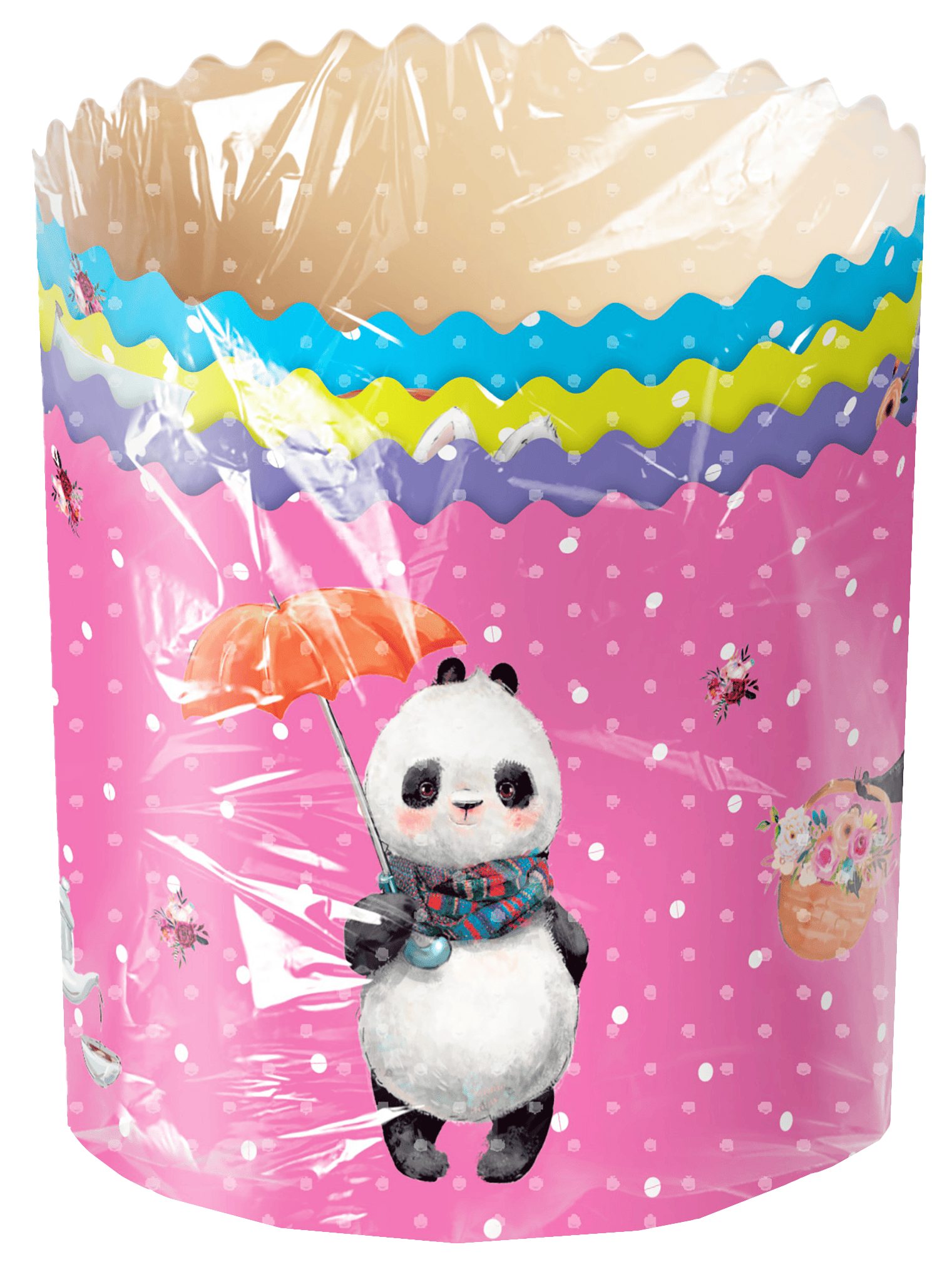 Набор форм для куличей ДОМАШНЯЯ КУХНЯ бумажные 4шт