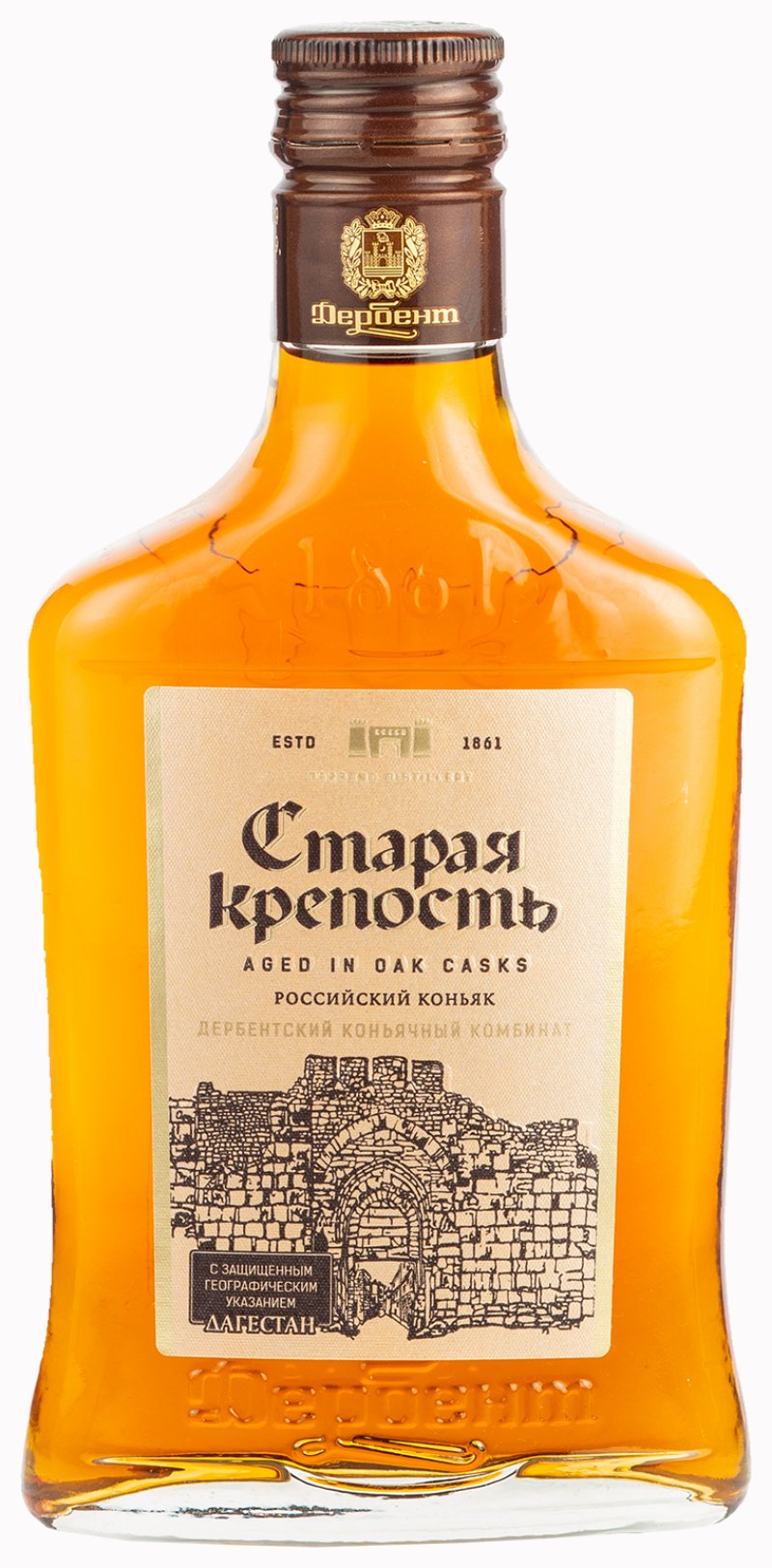 Коньяк СТАРАЯ КРЕПОСТЬ 4 года 40% ст/б 0.25л