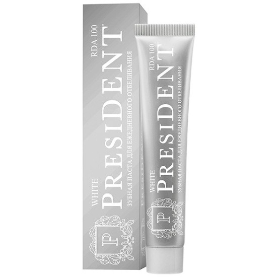 Зубная паста ПРЕЗИДЕНТ Вайт 75мл