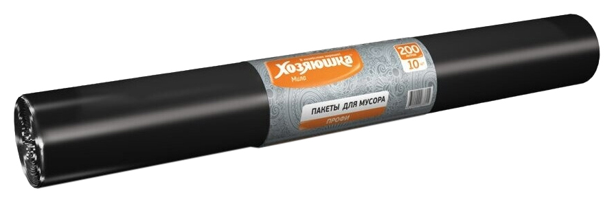 Пакеты для мусора ХОЗЯЮШКА МИЛА профи особопрочные в рулоне 200л 10шт