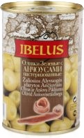 Оливки ИБЕЛУС с анчоусом ж/б ключ 280г