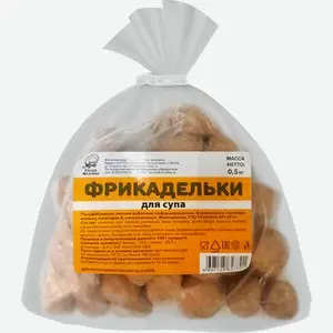 Фрикадельки МЯСНАЯ ТЕЛЕЖКА для супа 500г