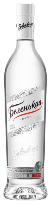 Водка БЕЛЕНЬКАЯ 40% 0.5л