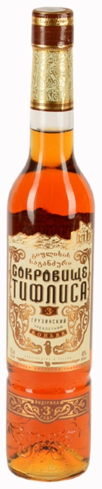 Коньяк СОКРОВИЩЕ ТИФЛИСА 3 года 40% ст/б 0.5л