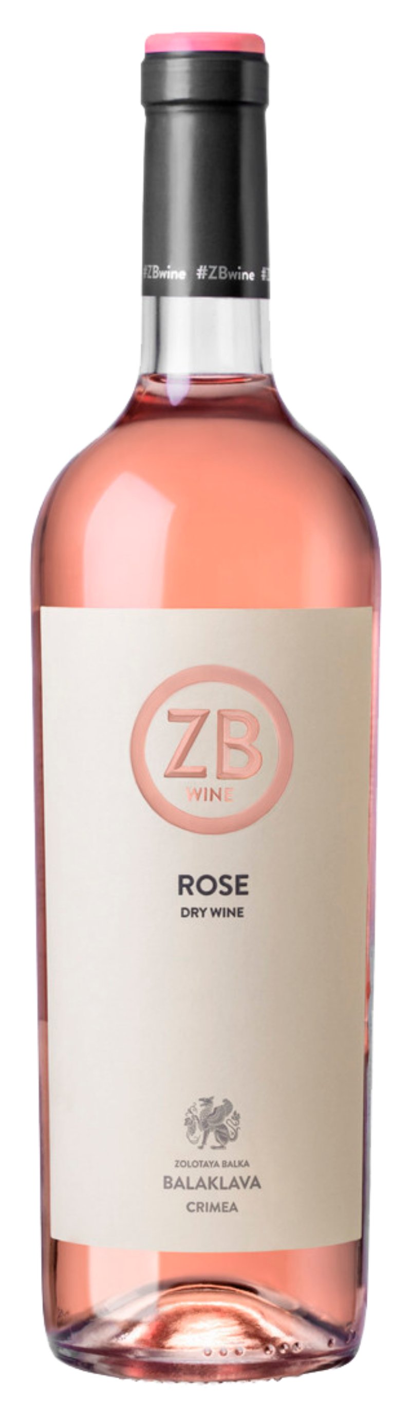 Вино ЗБ Вайн Розе розовое сух 12.5% ст/б 0.75л