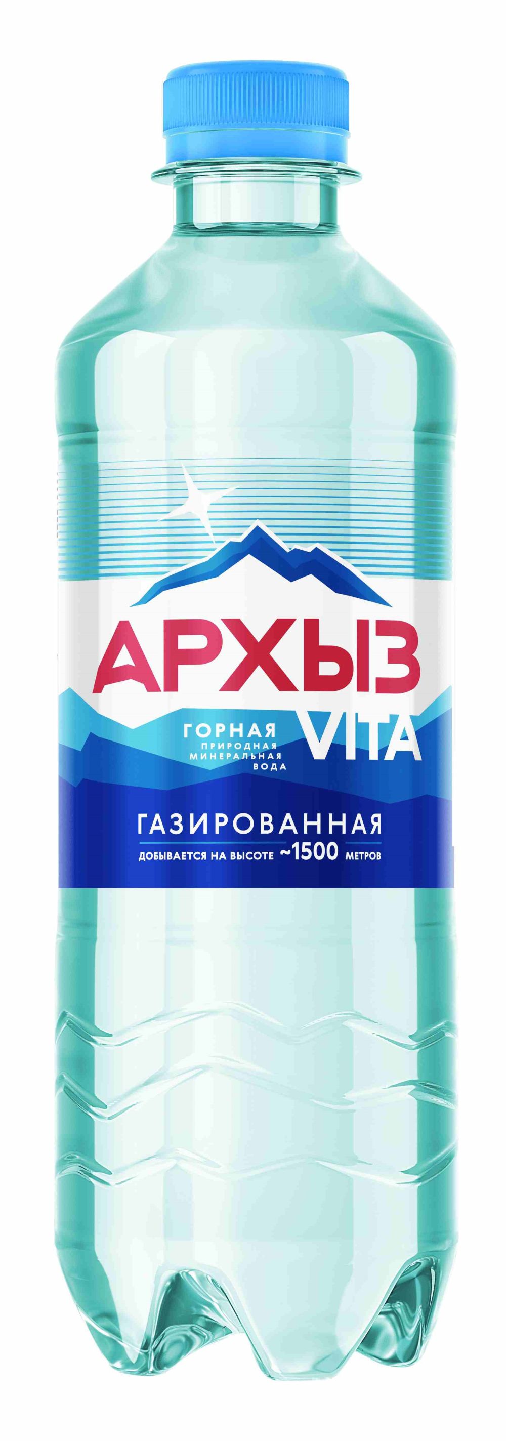 Мин.вода АРХЫЗ Вита столовая газированная 0.5л