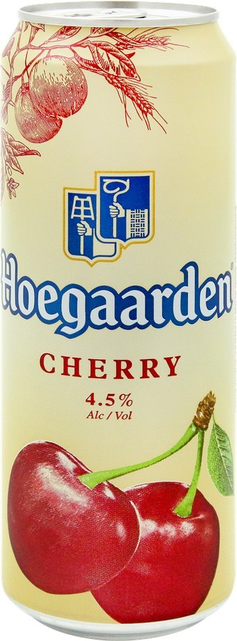 Пивной напиток ХУГАРДЕН вишня 4.5% ж/б 0.45л