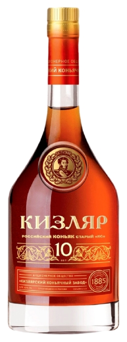 Коньяк КИЗЛЯР КС 40% ст/б 0.5л