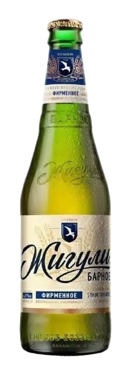 Пиво ЖИГУЛИ Барное светлое 4.9% ст/б 0.45л