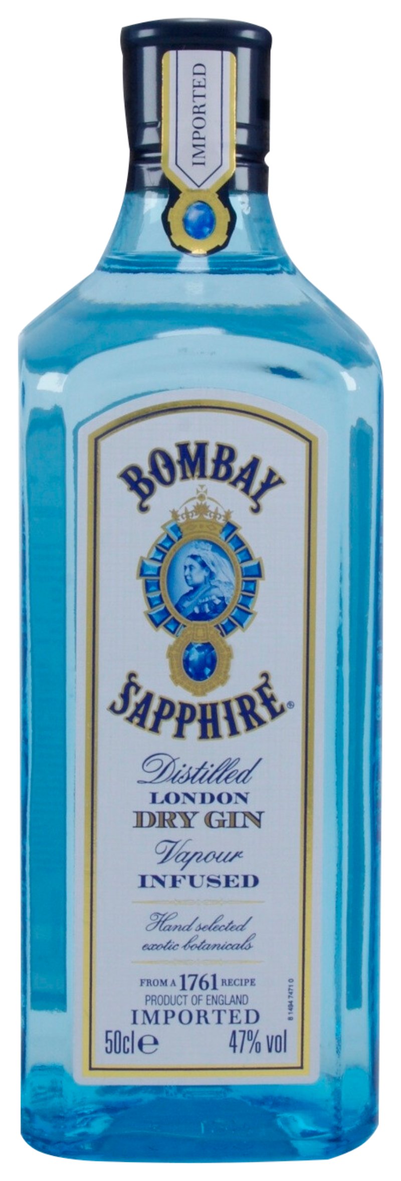Джин БОМБЕЙ Сапфир 40% ст/б 0.5л