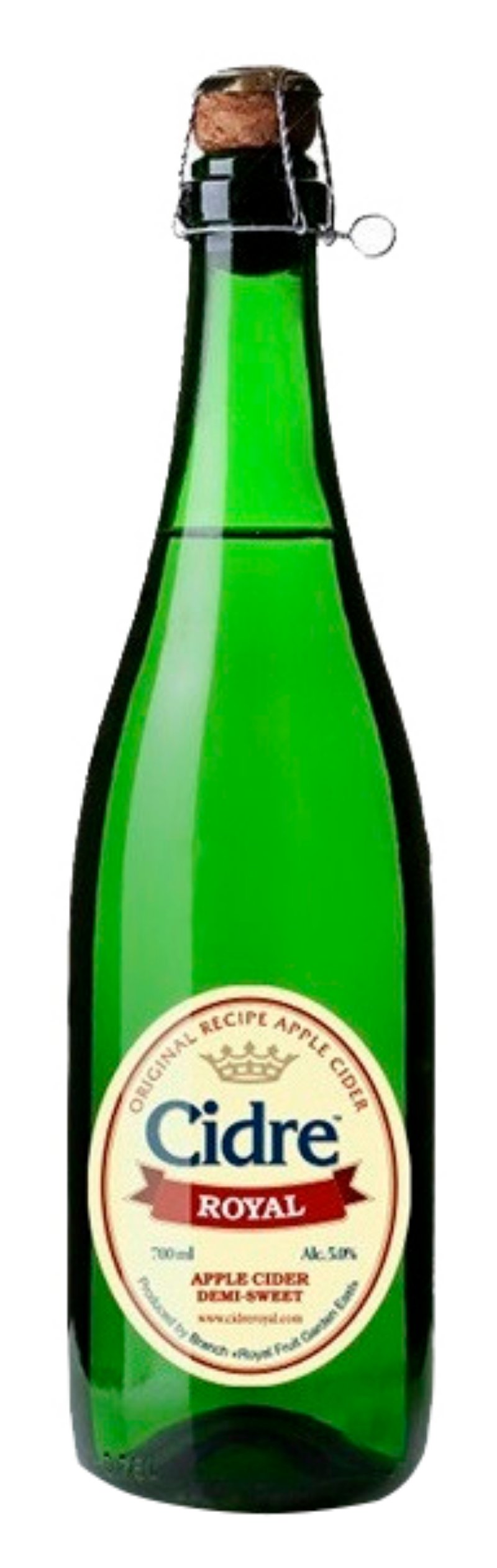 Сидр РОЯЛ ФРУТ ГАРДЕН Яблочный п/сл 5% ст/б 0.75л