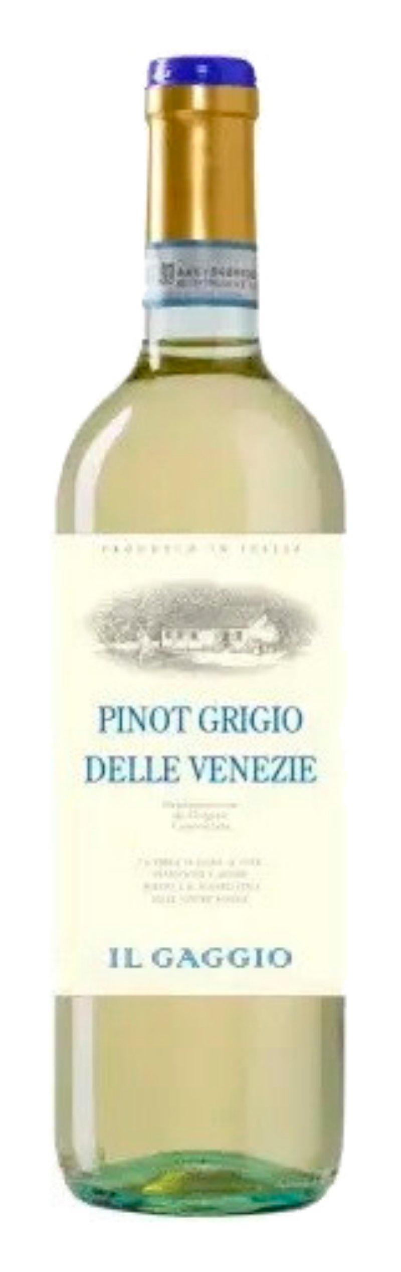 Вино ИЛЬ ГАДЖО Пино Гриджио белое сух 12% ст/б 0.75л