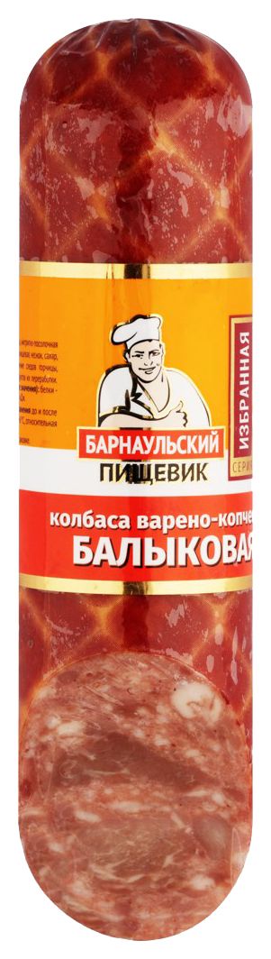 Колбаса БАРНАУЛЬСКИЙ ПИЩЕВИК Балыковая в/к 380г