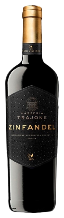 Вино МАССЕРИЯ ТРАЙОНЕ Зинфандель красное п/сух 14% ст/б 0.75л