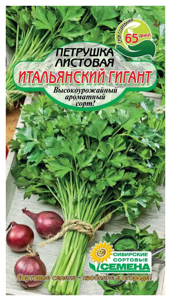 Семена ССС Петрушка Итальянский гигант листовая 1г