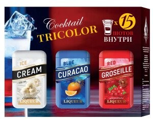 Набор ликеров СЕЛЕБРИТИ Триколор 21% ПК 3*0.25л