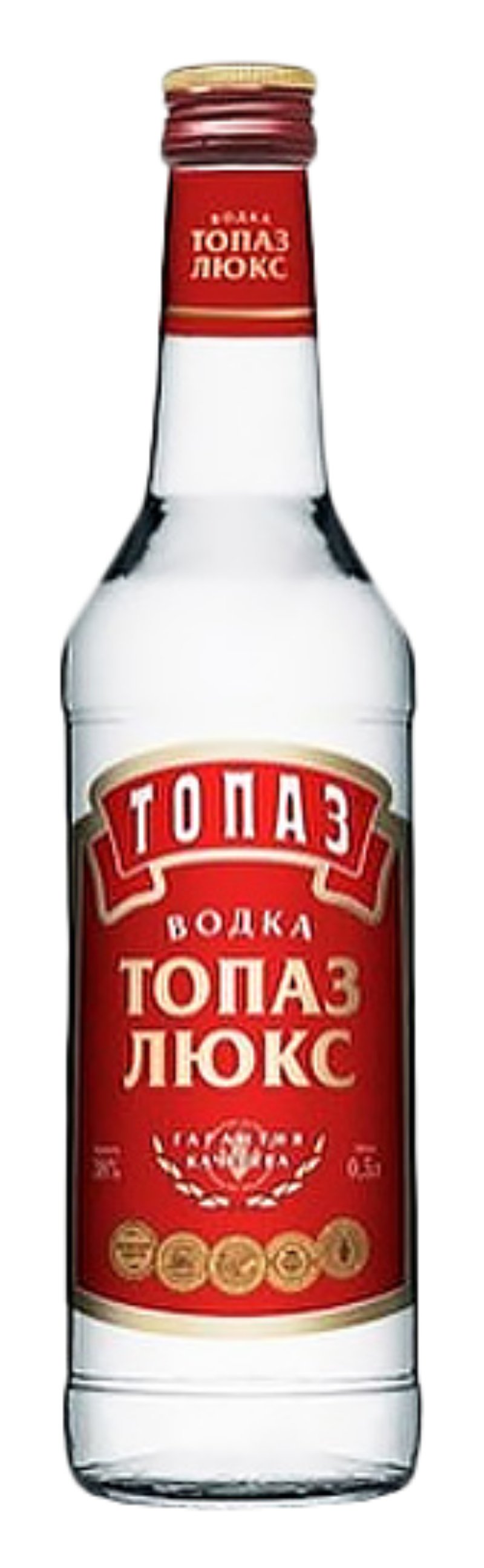 Водка ТОПАЗ Люкс 38% ст/б 0.25л