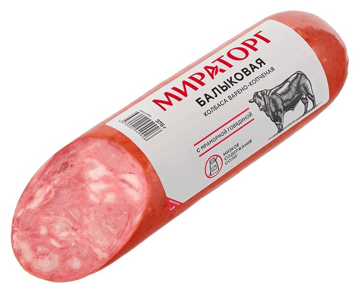 Колбаса МИРАТОРГ Балыковая в/к 375г