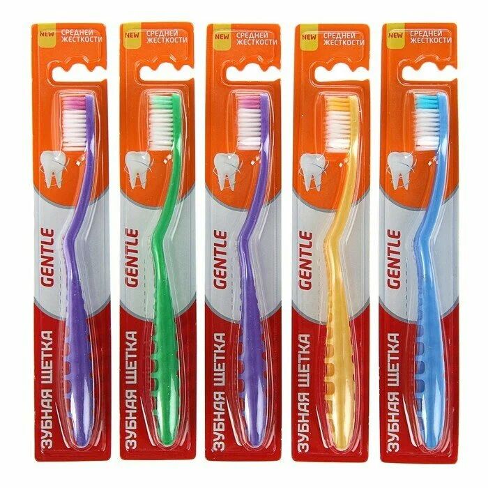 Зубная щетка РЕНДАЛ Гентл средняя 1шт