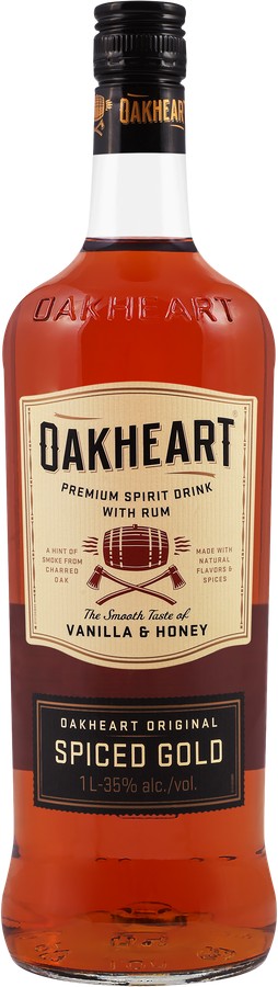 Коктейль ОАКХАРТ Ориджинал Спайсд Голд 35% ст/б 1л