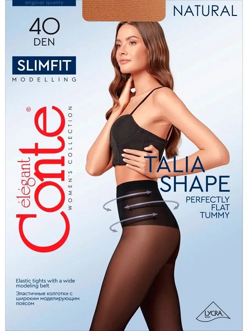 Колготки КОНТЕ Слимфит 40ден натурал 4