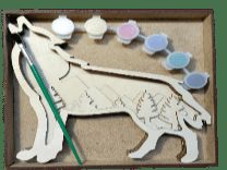 Набор для творчества АПИЛКА Волк арт.НДТ12