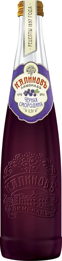 Газ.напиток КАЛИНОВЪ ЛИМОНАДЪ черная смородина ст/б 0.5л