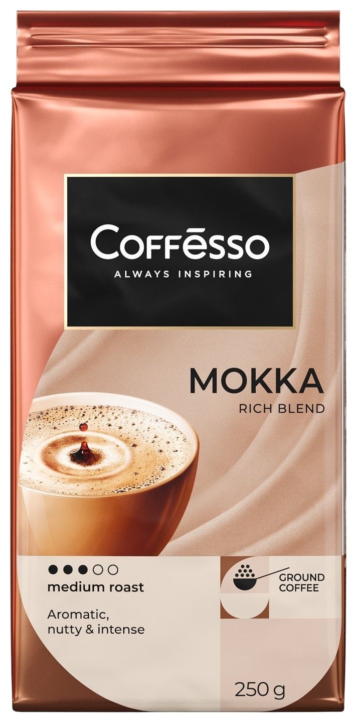 Кофе КОФФЕССО Мокка молотый 250г