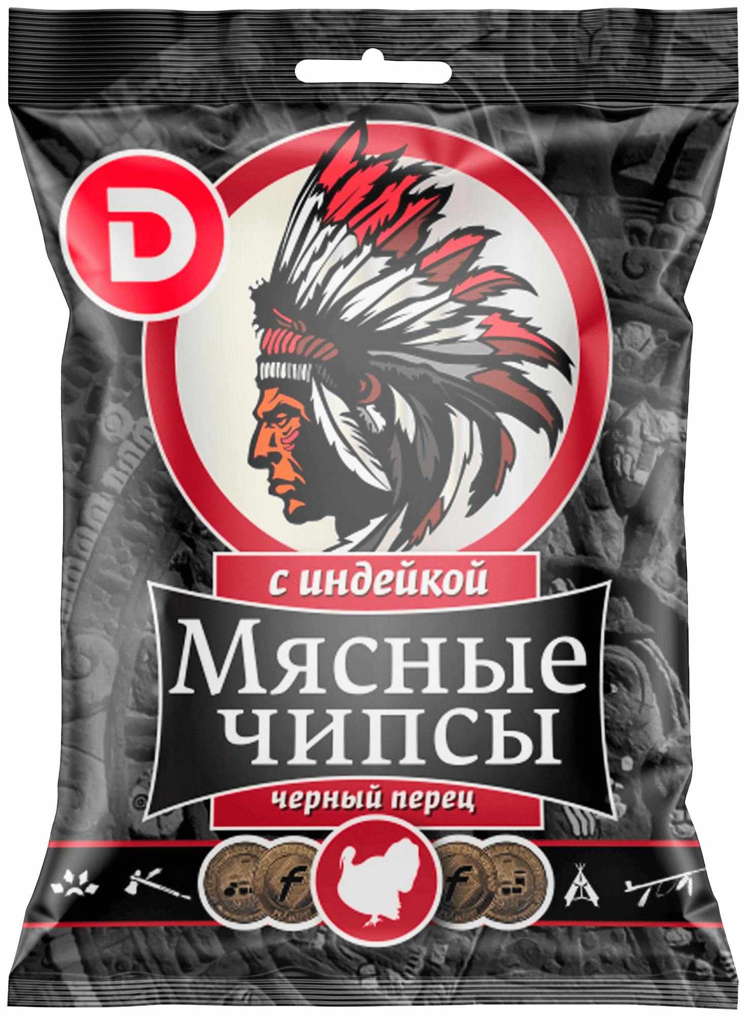 Мясные чипсы ДЫМОВ из мяса птицы с индейкой 25г