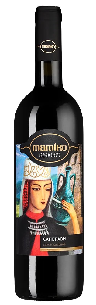 Вино МАМИКО Саперави красное сух 12.5% ст/б 0.75л