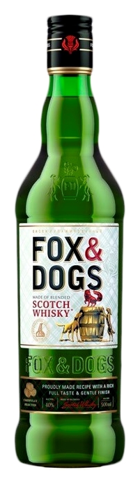 Виски ФОКС&ДОГС 40% ст/б 0.7л