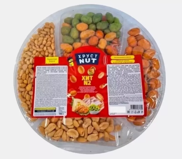 Смесь снеков ХРУСТ НАТ Хит №2 190г
