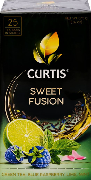 Чай КЕРТИС Свит Фьюжн зеленый 25пак